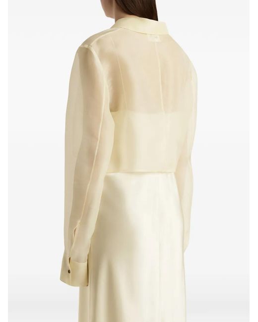 Khaite White Jasen Top