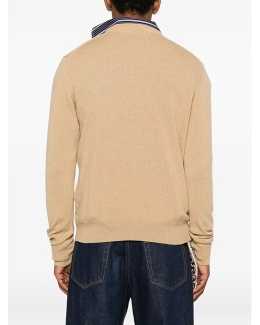 COMME DES GARÇONS PLAY Natural Heart-Logo Cardigan