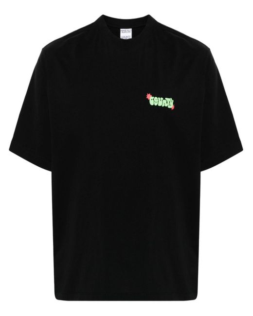 T-shirt Solsticio en coton Marcelo Burlon pour homme en coloris Black