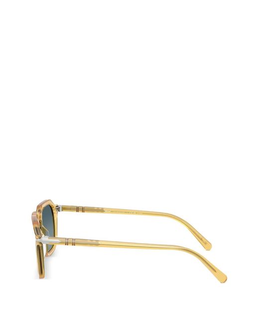 Persol Blue Square-Frame Sunglasses