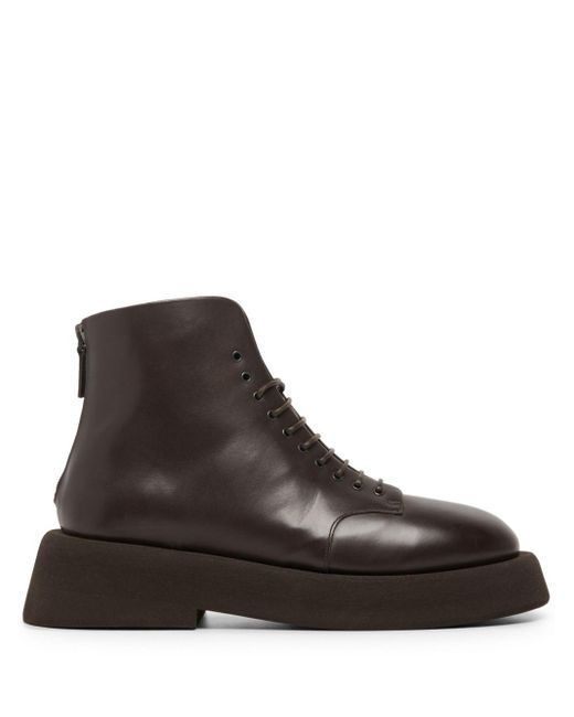 Marsèll Brown Gommellone Leather Boots for men