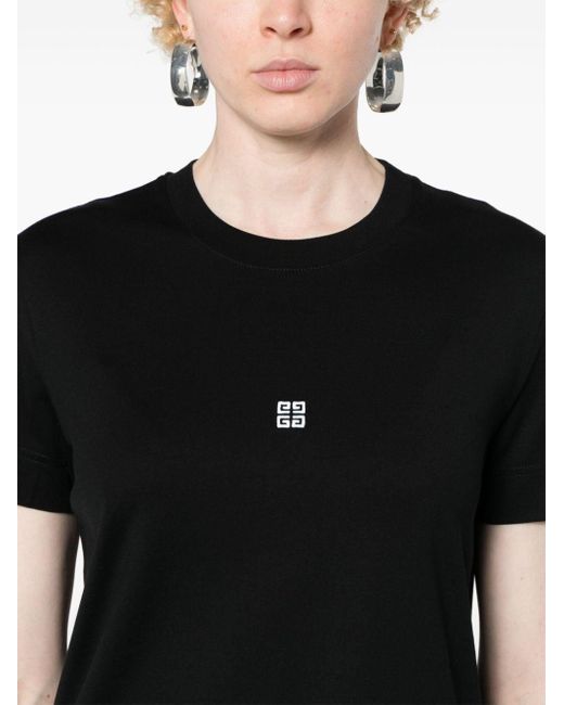 Givenchy Katoenen T-shirt Met Print in het Black