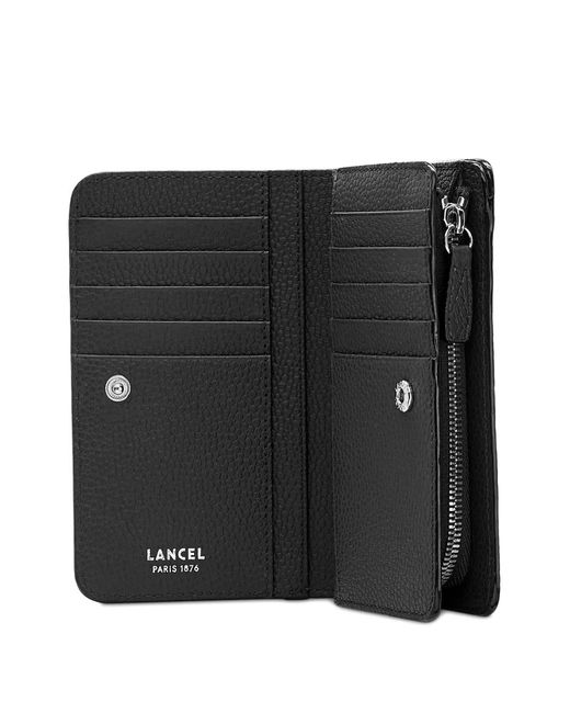 Lancel Black Ninon Zipped Wallet