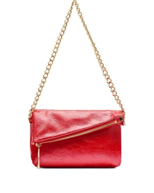 Liu Jo Red Glossy Shoulder Bag