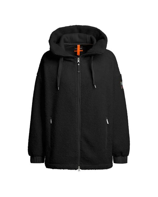 Parajumpers Black Noelle Fleece Full-Zip Jacket