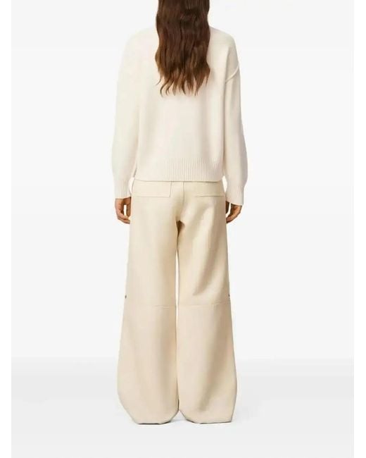 AMI White Adc Sweater