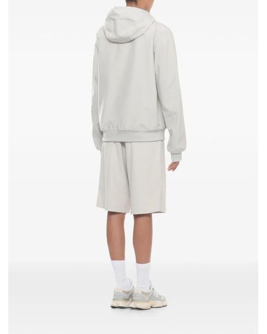 K-Way White Hoodie Jacket for men