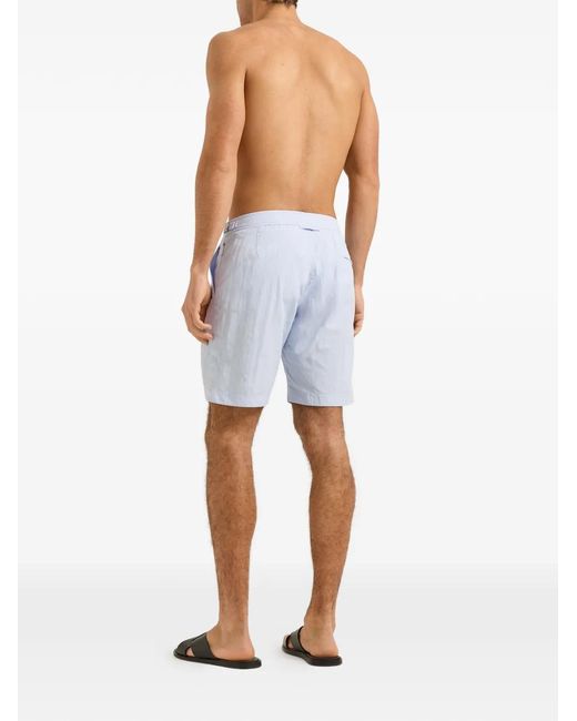 Orlebar Brown Blue Dane Buckle Swim Shorts for men