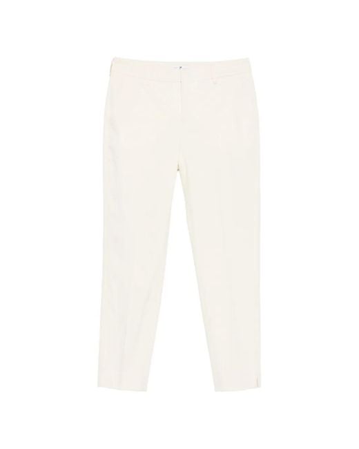 PT Torino White Slim Trousers