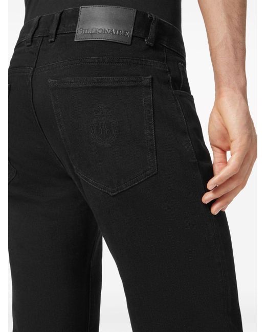 Billionaire Straight Jeans in het Black voor heren