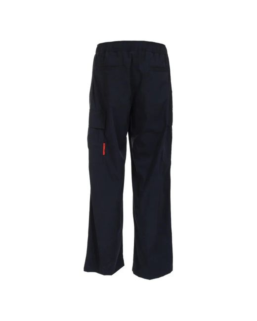 Just Cavalli Blue Drawstring Cargo Pants for men