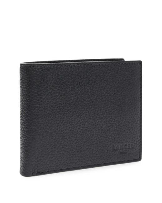 Lancel Black Leon Grained Leather Wallet for men