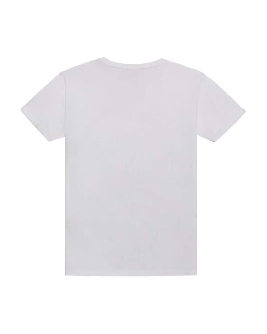 Agua Bendita White Gea Embroidered-Floral T-Shirt