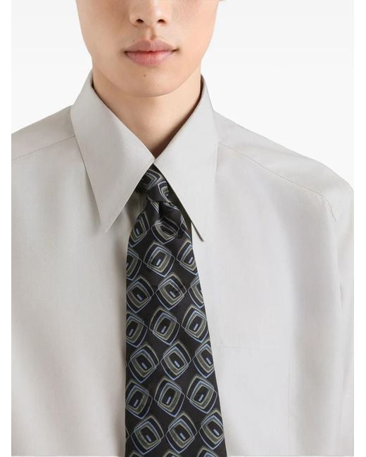 Dolce & Gabbana White Chemise Martini En Crêpe De Chine for men