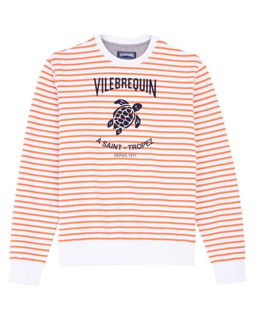 Vilebrequin Sweatshirt mit Logo-Print in Pink für Herren