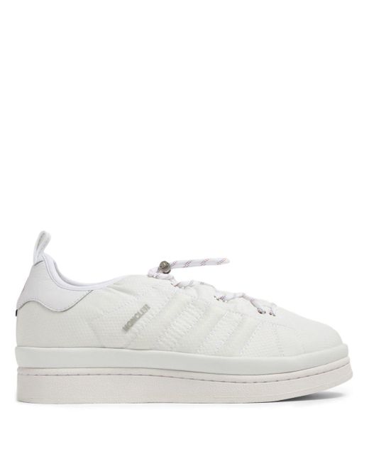 Moncler X Adidas Originals Campus Low-top Sneakers in het White