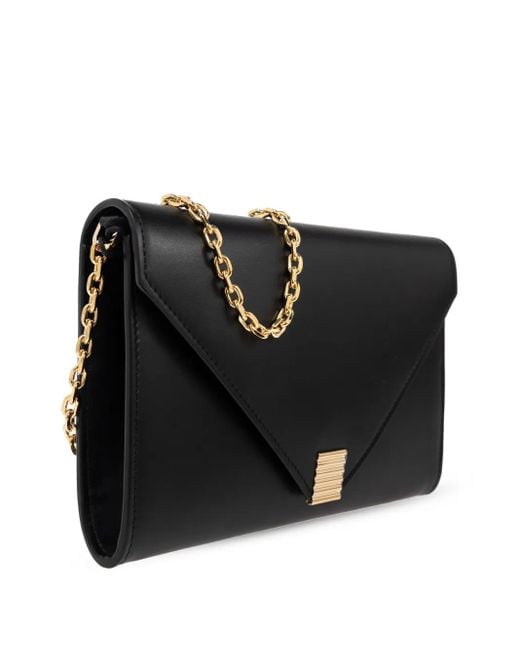 Lanvin Black Leather Cross Body Bag