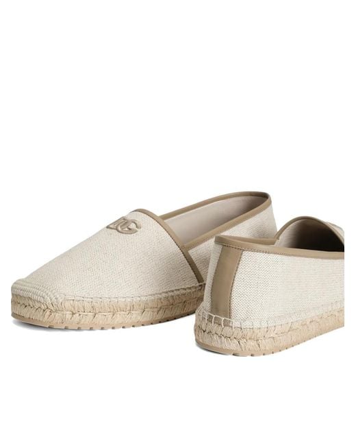 Dolce & Gabbana White Canvas Espadrilles for men