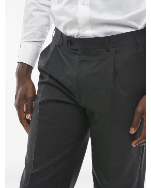 Corneliani Black Mantua Trousers for men