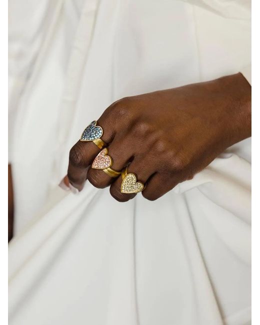LEIGH MAXWELL Pink Ring Mit Saphir