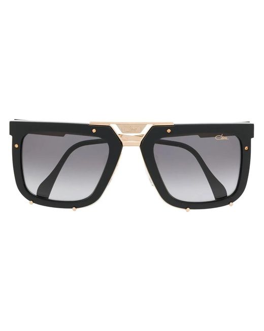 Cazal Black Oversized Square-Frame Sunglasses for men