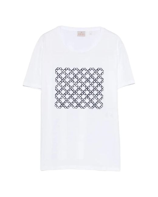 Marella White Print T-Shirt