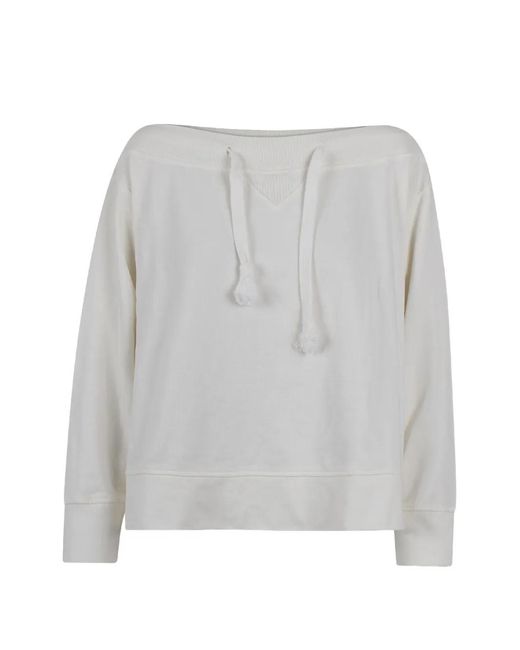NOUMENO CONCEPT Gray Sweat À Col Bateau