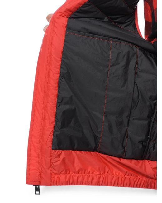 Woolrich Red Bering Quilted Gilet for men