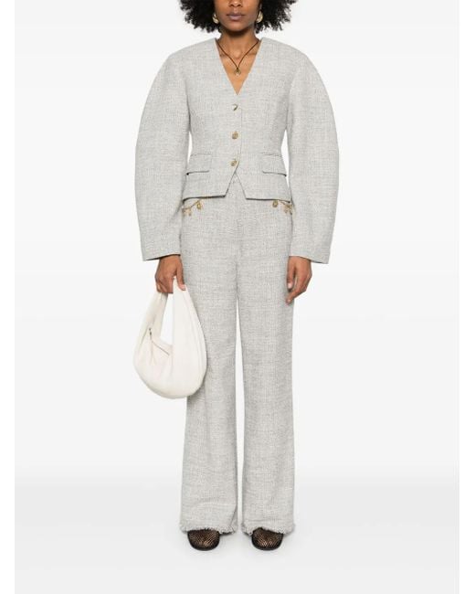 Nanushka Gray Kiyo Jacket