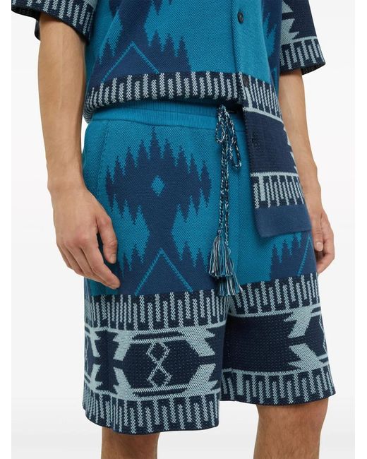 Alanui Blue Bermuda for men