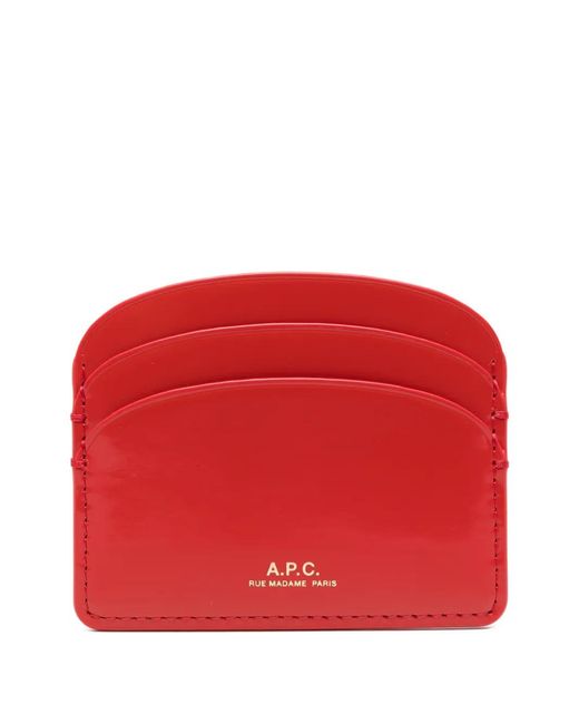 A.P.C. Red Cardholder Wallet