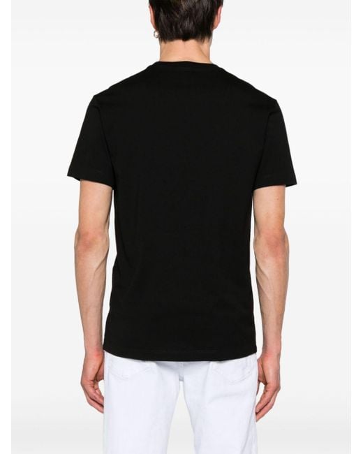 T-shirt en coton à slogan imprimé DSquared² pour homme en coloris Black