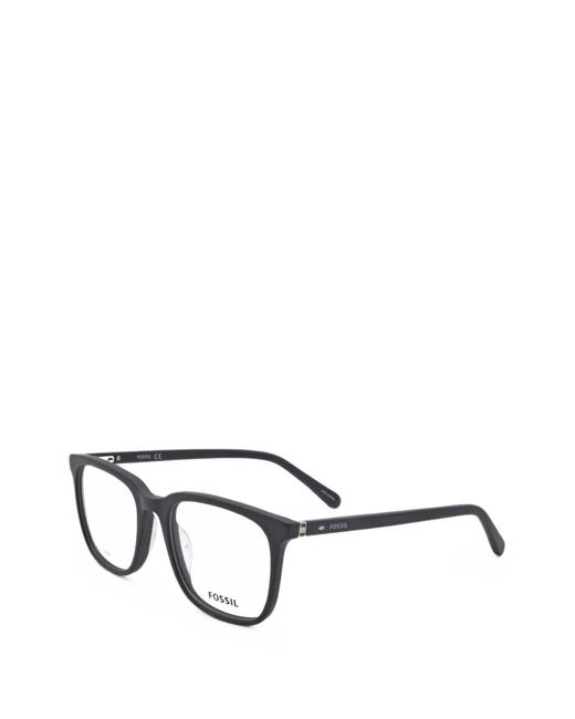 Fossil White Square-Frame Glasses for men