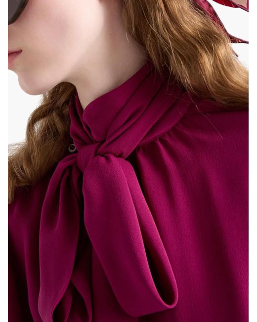 Prada Marocain シャツ Purple