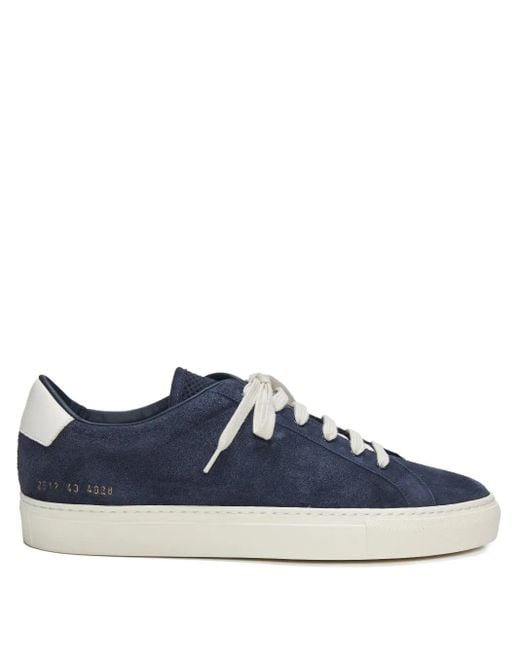 Baskets En Daim Et Cuir Common Projects pour homme en coloris Blue