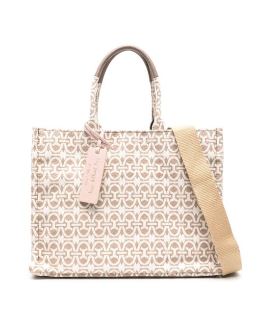 Coccinelle Never Without Medium Shopper in het Natural