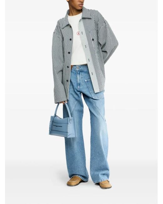 J.W. Anderson Gray Striped Shirt