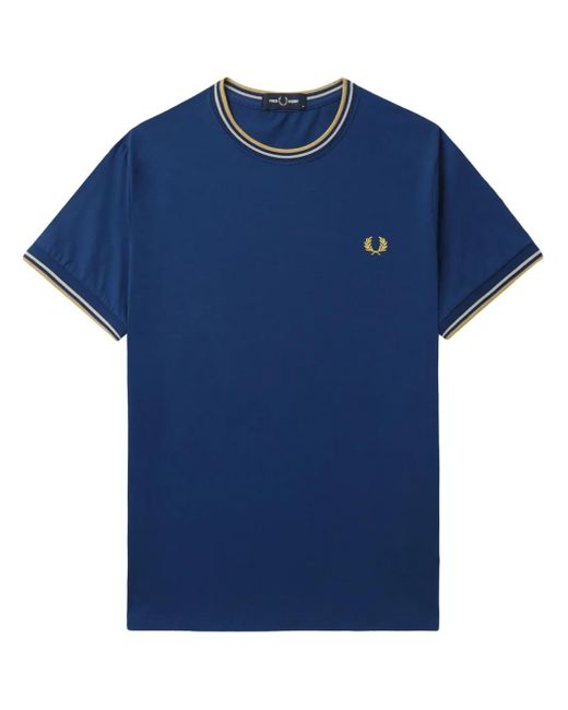 メンズ Fred Perry Twin Tipped Tシャツ Blue