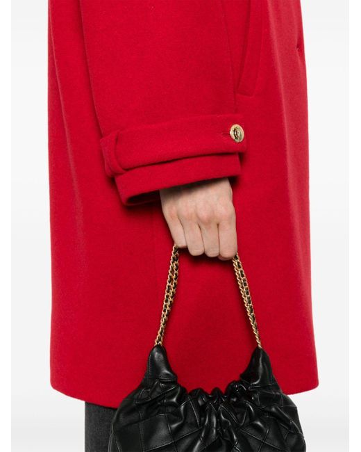 Just Cavalli Red Felted Coat