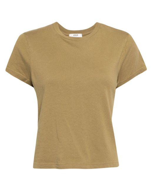 Agolde Natural Adine T-Shirt aus Bio-Baumwolle