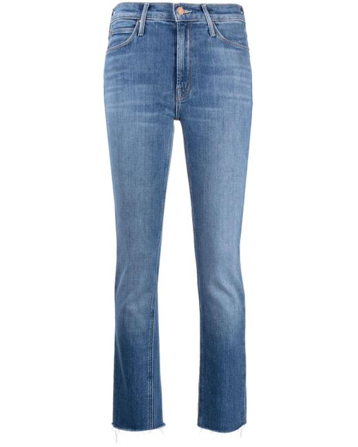 Mother Blue Dazzler Tapered-Jeans