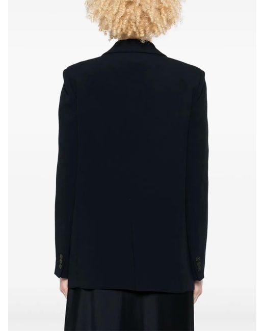 Forte_forte Blue Single-Breasted Blazer Jacket