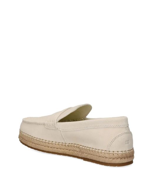 Tommy Hilfiger Natural Penny Leather Espadrilles for men