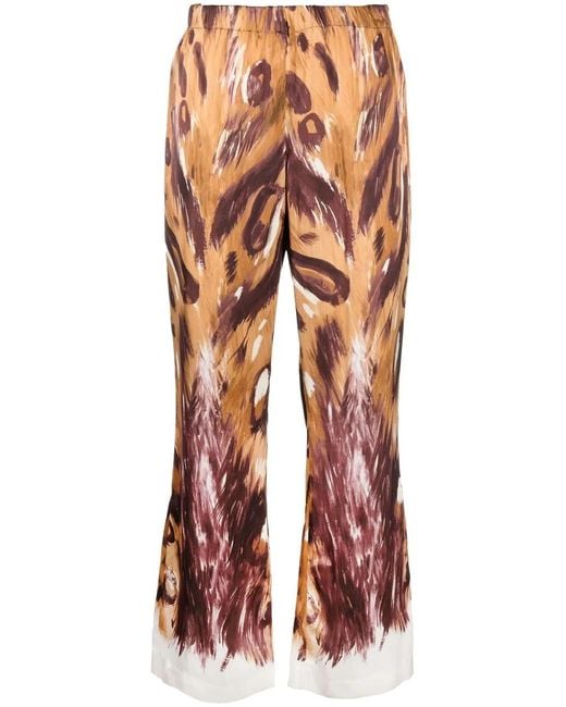 Marni Multicolor Wild Bunch Print Sablé Pants