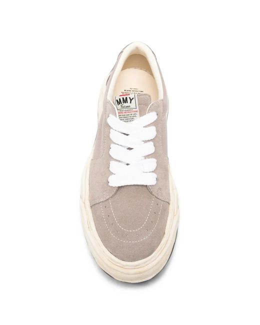 Maison Mihara Yasuhiro White Wavy-Sole Sneakers