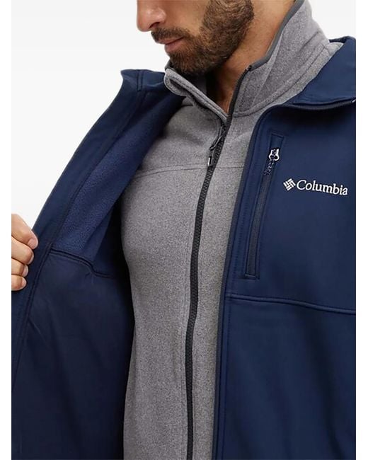 Columbia Blue Sweat À Fermeture Zippée for men