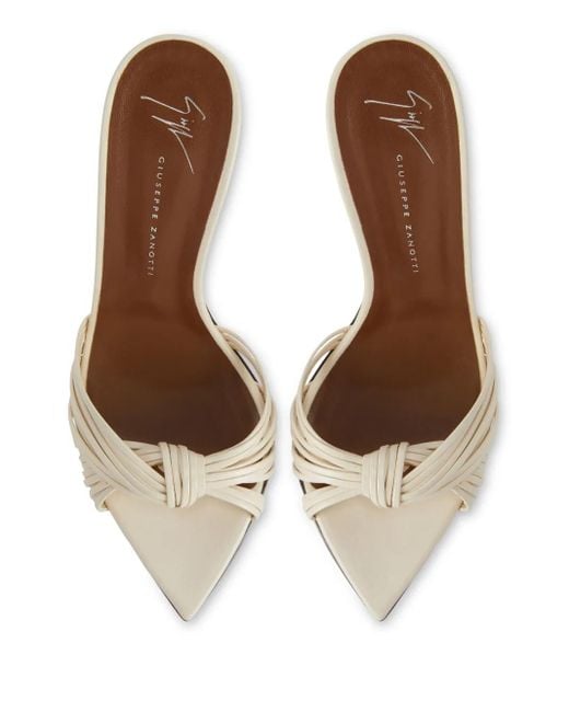 Giuseppe Zanotti Intriigo 90mm ノット サンダル Metallic
