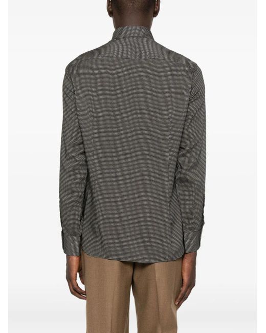 Camisa de manga larga Emporio Armani de hombre de color Gray