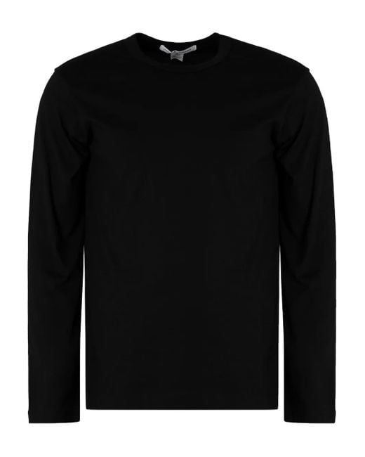 Comme des Garçons Black Cdg Long-Sleeve Cotton T-Shirt for men