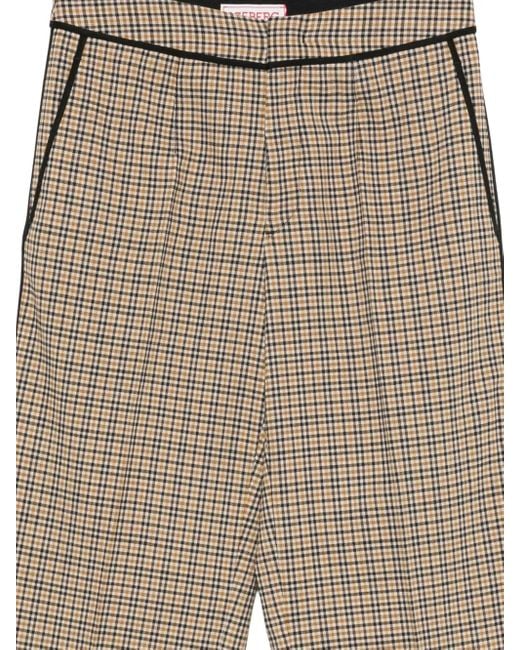 Iceberg Gray Checked Trousers